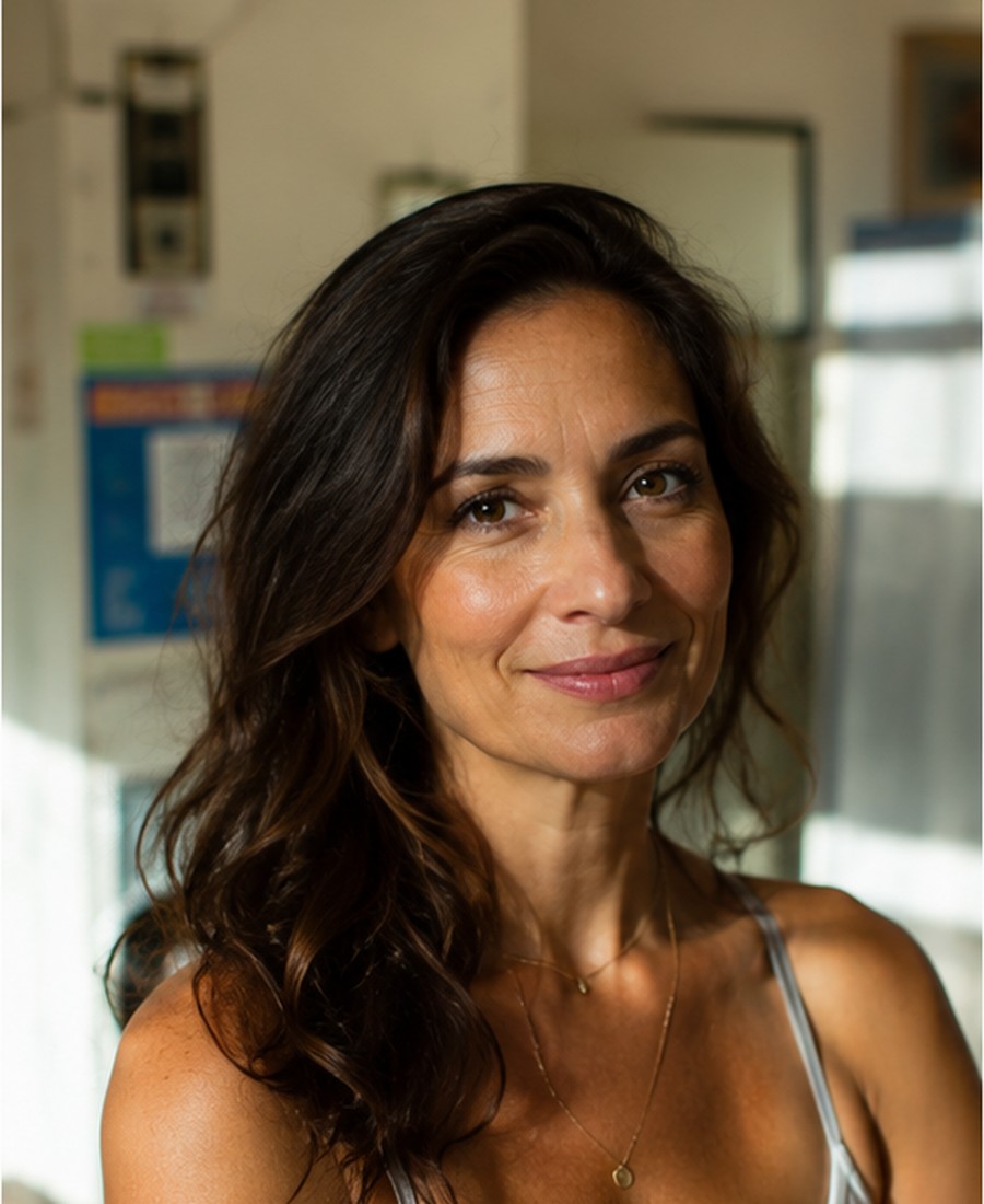 Sara, a local service business owner in daylight